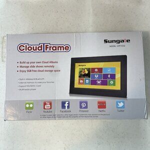 Sungale Cloud Frame CPF708 7” WiFi Digital Photo Frame 5GB Cloud Storage Op Box